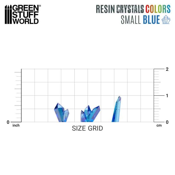 Green Stuff World - Cristaux de Résine bleus - Petits – Image 3