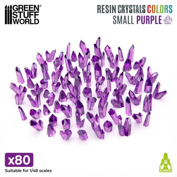 Green Stuff World - Cristaux de Résine violet - Petits