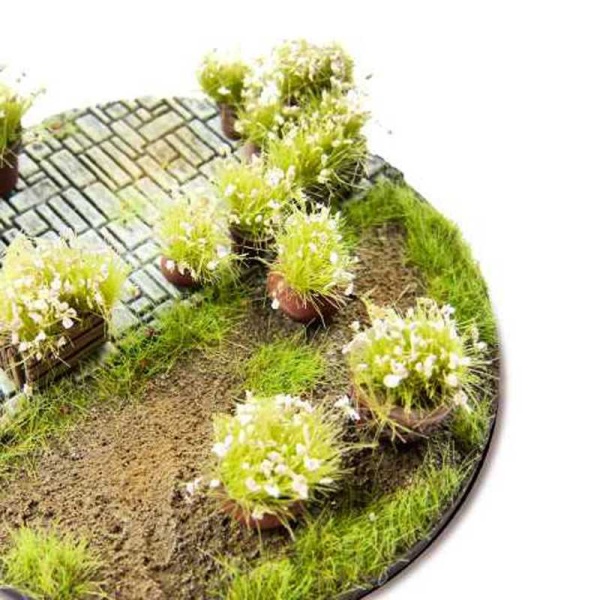 Green Stuff World - Touffes de Buissons 6mm Auto-Adhésif - Blanc – Image 3