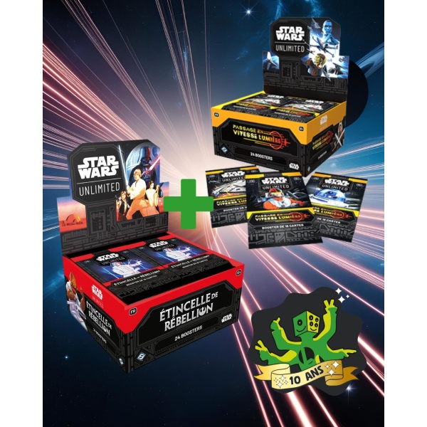 Bundle Star Wars Unlimited - Display Set 1 + Display Set 4 FR